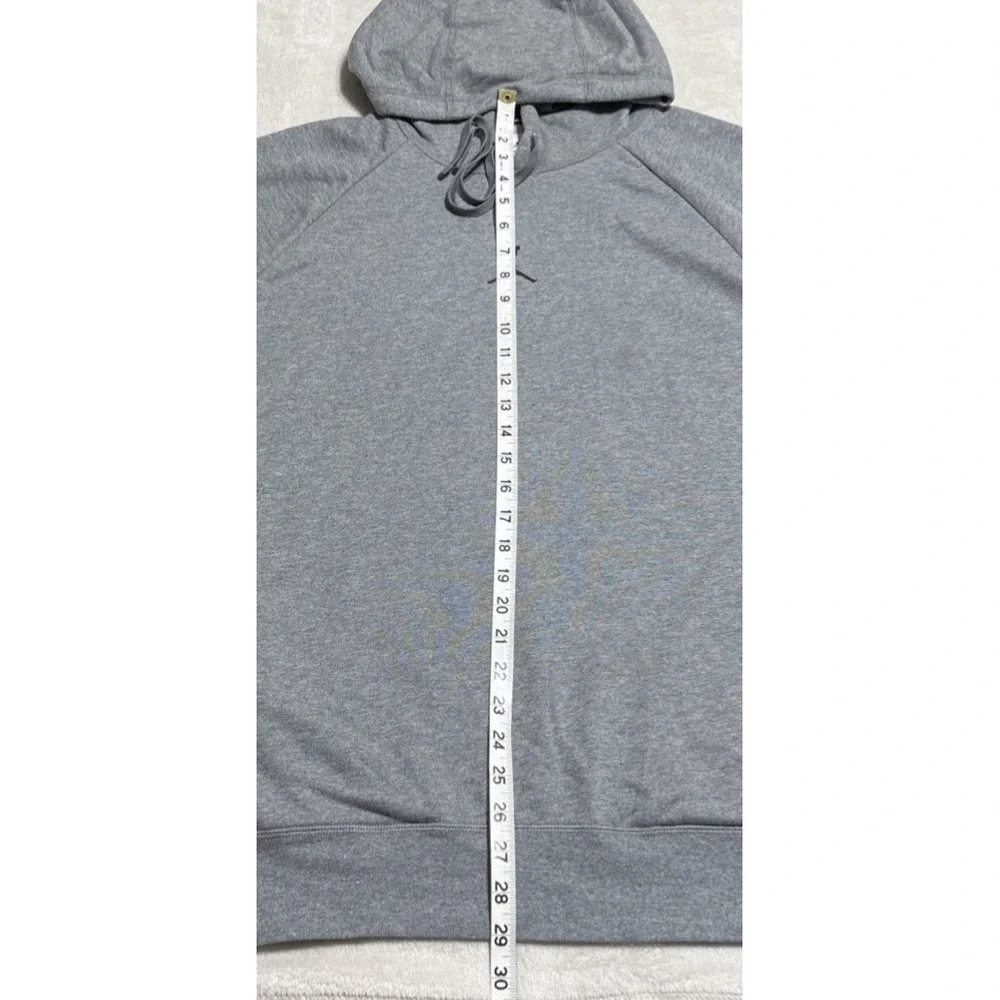Jordan Sport Hoodie Men's Large Gray Jumpman Logo Dri-Fit Nike